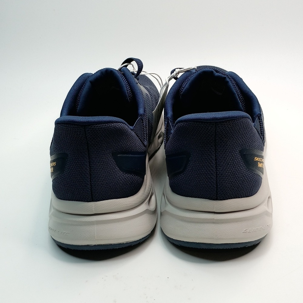 Skechers Swift Fit Hands Free Sneaker Men Size 10.5 Navy Mesh Glide-Lite Dual - Picture 5 of 9